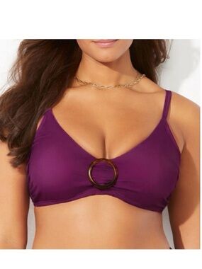 NWT  Swimsuits for All Women's Plus Size Starlet Underwire Bikini Top 18